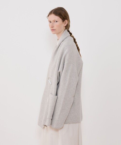 ウールダブルフェイスパイル ショールカラーショートコート（その他