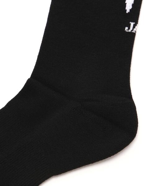 Jack Bunny!!（ジャックバニー）の「【Jack Bunny!!】リボンハイソックス (LADIES)（ソックス/靴下・レディース・ブラック/グレー・FREE）」の3枚目の写真