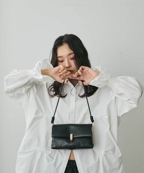 Lunea（ルネア）の「2wayスクエアワンハンドルバッグ/２種類のショルダー紐付き（ショルダーバッグ・レディース・ベージュ/ダークブラウン/ブラック/ブラウン/キャメル/ピンク・FREE）」の20枚目の写真