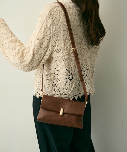 Lunea（ルネア）の「2wayスクエアワンハンドルバッグ/２種類のショルダー紐付き（ショルダーバッグ・レディース・ベージュ/ダークブラウン/ブラック/ブラウン/キャメル/ピンク・FREE）」の16枚目の写真