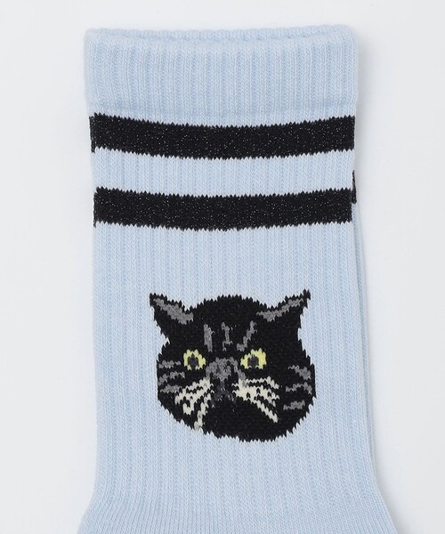 SHIPS(シップス)の「ROSTER SOX: CAT(ソックス/靴下・メンズ・ブルー/ホワイト・ONE SIZE)」の3枚目の写真