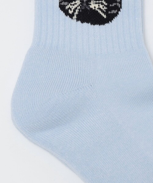 SHIPS(シップス)の「ROSTER SOX: CAT(ソックス/靴下・メンズ・ブルー/ホワイト・ONE SIZE)」の4枚目の写真