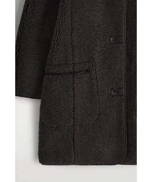 COS コス　ロングラインテディジャケット　ボアコート ロングラインテディジャケット（その他アウター）｜COS（コス）の