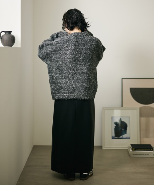 LAULEN(ローレン)の「wool blend melange stitch knit cardigan /ウールブレンドメランジステッチニットカーディガン(カーディガン/ボレロ・レディース・チャコールグレー/ベージュ/ブラウン・FREE)」の21枚目の写真