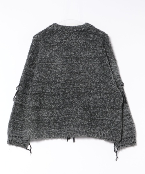 LAULEN(ローレン)の「wool blend melange stitch knit cardigan /ウールブレンドメランジステッチニットカーディガン(カーディガン/ボレロ・レディース・チャコールグレー/ベージュ/ブラウン・FREE)」の8枚目の写真