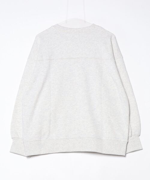 セール】BROOKLY ナンバープリント&刺繍トレーナー 裏毛（スウェット