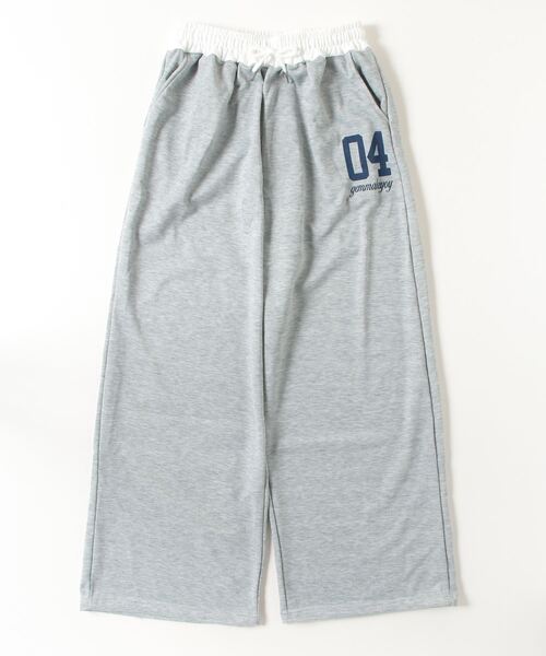 FUNdaysion（ファンデイション）の「ウエスト切り替えスウェットパンツ（スウェットパンツ・レディース・ブラック/ライトグレー・M）」の5枚目の写真