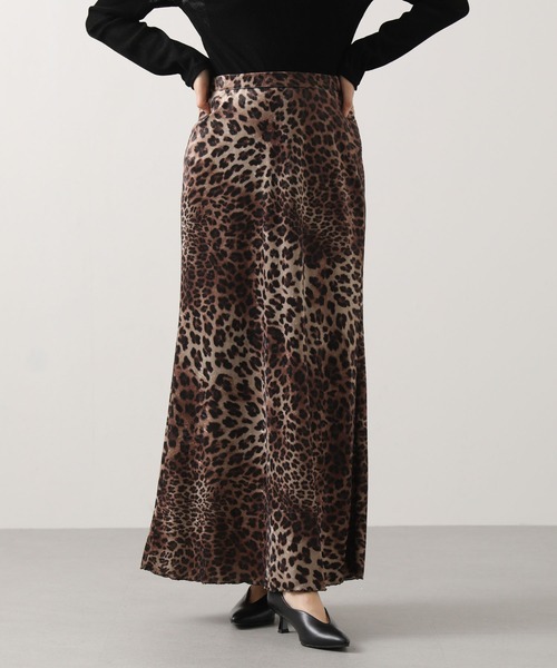 Munich（ミューニック）の「ベロアレオパードナロースカート（スカート・レディース・レオパード・S）」の6枚目の写真