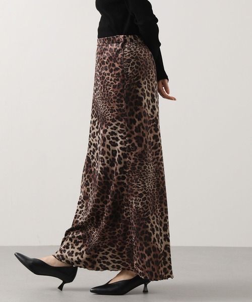 Munich（ミューニック）の「ベロアレオパードナロースカート（スカート・レディース・レオパード・S）」の8枚目の写真