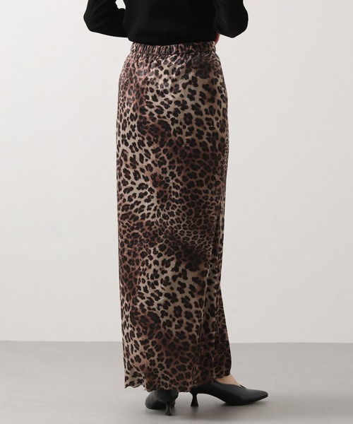 Munich（ミューニック）の「ベロアレオパードナロースカート（スカート・レディース・レオパード・S）」の9枚目の写真