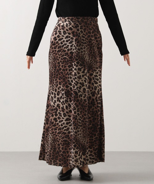 Munich（ミューニック）の「ベロアレオパードナロースカート（スカート・レディース・レオパード・S）」の15枚目の写真