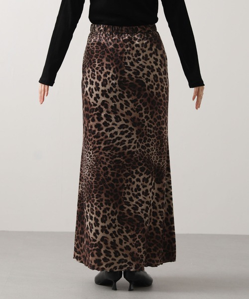 Munich（ミューニック）の「ベロアレオパードナロースカート（スカート・レディース・レオパード・S）」の10枚目の写真