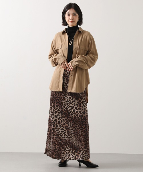 Munich（ミューニック）の「ベロアレオパードナロースカート（スカート・レディース・レオパード・S）」の5枚目の写真