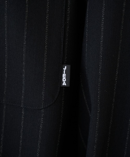 Jieda(ジエダ)の「【JieDa】WOOL STRIPE ZIP SHIRT(シャツ/ブラウス・メンズ・グレー/ブラック・1/2)」の14枚目の写真