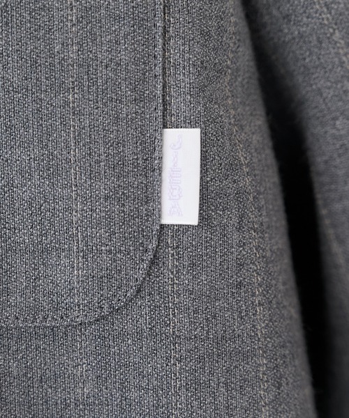 Jieda(ジエダ)の「【JieDa】WOOL STRIPE ZIP SHIRT(シャツ/ブラウス・メンズ・グレー/ブラック・1/2)」の21枚目の写真