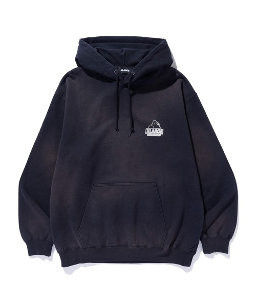 XLARGE（エクストララージ）の「DISCHARGE PRINTED SLANTED OG HOODED SWEATSHIRT（パーカー・メンズ・ブラック/パープル/ブラウン・XXL/XL/L/M/S）」の13枚目の写真