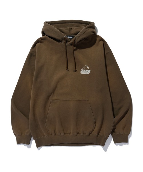 XLARGE（エクストララージ）の「DISCHARGE PRINTED SLANTED OG HOODED SWEATSHIRT（パーカー・メンズ・ブラック/パープル/ブラウン・XXL/XL/L/M/S）」の15枚目の写真