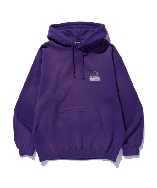 XLARGE（エクストララージ）の「DISCHARGE PRINTED SLANTED OG HOODED SWEATSHIRT（パーカー・メンズ・ブラック/パープル/ブラウン・XXL/XL/L/M/S）」の17枚目の写真