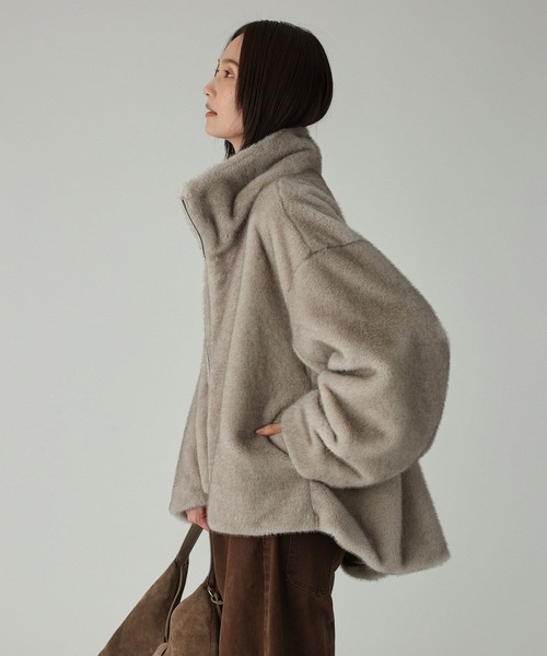 バビロン BABYLON ファーショートコート BABYLONE（バビロン）の「ファーショートコート（ブルゾン）」 - WEAR