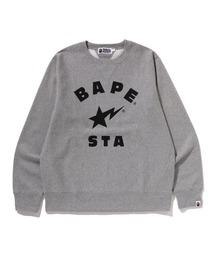 A BATHING APE グレー トレーナー 3XL A BATHING APE® College Relaxed Fit Ls Tee | Bape official