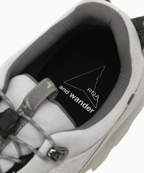 and wander（アンドワンダー）の「ROA x and wander/ロア×アンドワンダー　cingino（スニーカー・メンズ・カーキ/ホワイト系2・40/39/42/37/38/41）」の10枚目の写真