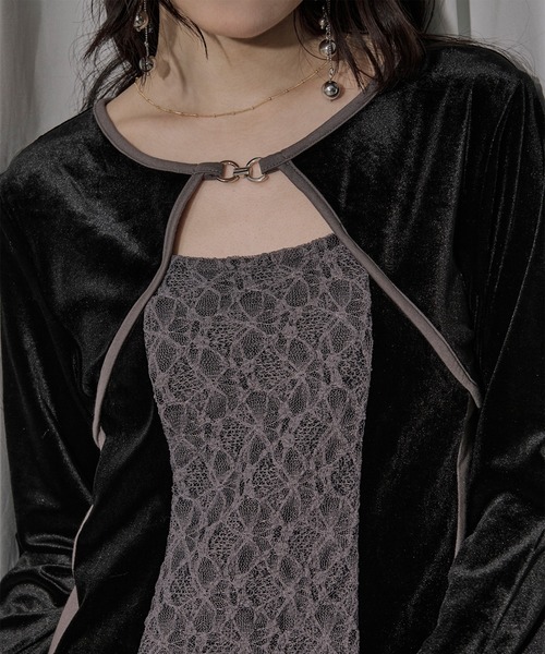 希少 BALENCIAGA ベルベット ボレロ セットアップ ワンピース 希少 BALENCIAGA ベルベット ボレロ セットアップ ワンピース