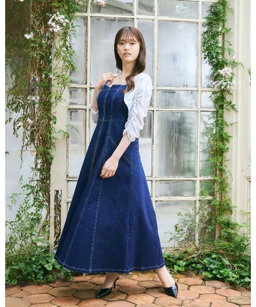 LANTINAM(ランティナム)の「Little Flower Bolero Set Dress(ワンピース・レディース・ネイビー/ホワイト・SMALL/MEDIUM)」の16枚目の写真