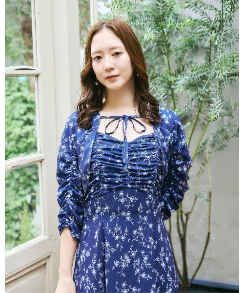 LANTINAM(ランティナム)の「Little Flower Bolero Set Dress(ワンピース・レディース・ネイビー/ホワイト・SMALL/MEDIUM)」の19枚目の写真