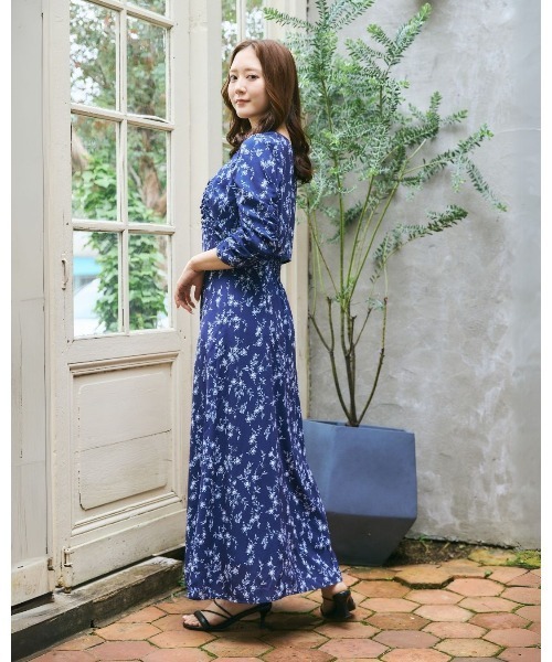 LANTINAM(ランティナム)の「Little Flower Bolero Set Dress(ワンピース・レディース・ネイビー/ホワイト・SMALL/MEDIUM)」の18枚目の写真