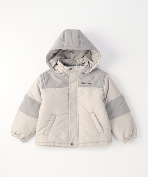 COMME CA ISM（コムサイズム）の「フード付き 中綿 ブルゾン（ブルゾン・キッズ・ブラック/ライトグレー・100cm/110cm/120cm/130cm/140cm/150cm）」の5枚目の写真