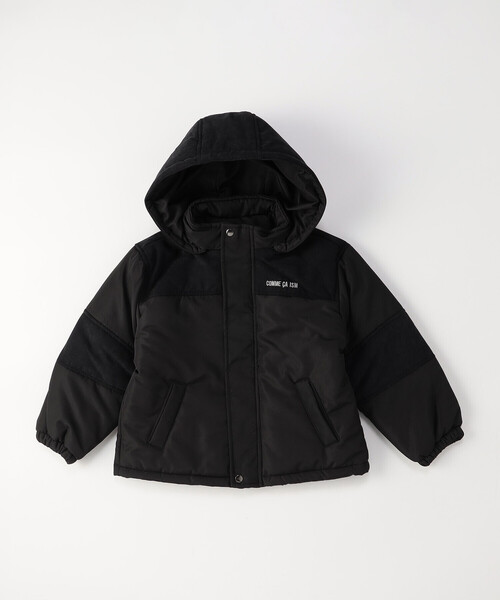 COMME CA ISM（コムサイズム）の「フード付き 中綿 ブルゾン（ブルゾン・キッズ・ブラック/ライトグレー・100cm/110cm/120cm/130cm/140cm/150cm）」の6枚目の写真