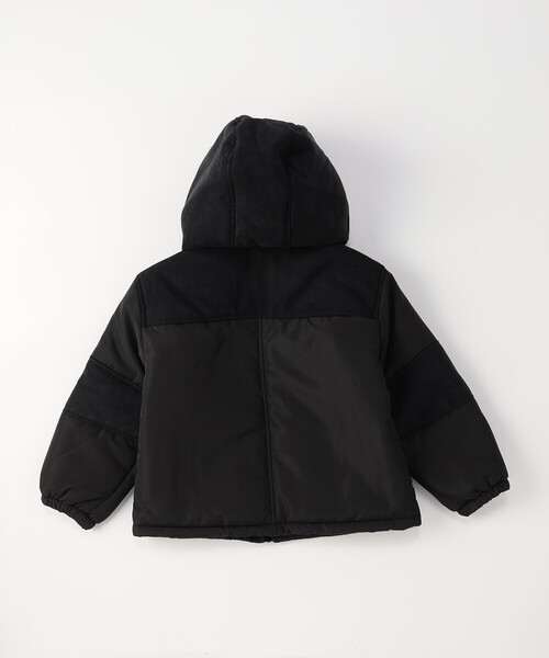 COMME CA ISM（コムサイズム）の「フード付き 中綿 ブルゾン（ブルゾン・キッズ・ブラック/ライトグレー・100cm/110cm/120cm/130cm/140cm/150cm）」の7枚目の写真