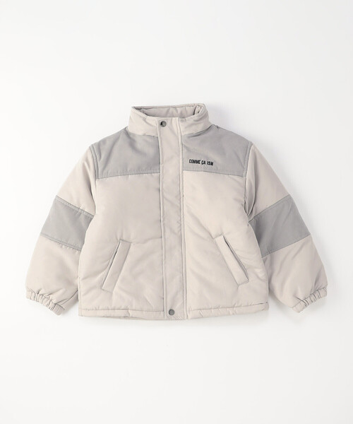 COMME CA ISM（コムサイズム）の「フード付き 中綿 ブルゾン（ブルゾン・キッズ・ブラック/ライトグレー・100cm/110cm/120cm/130cm/140cm/150cm）」の9枚目の写真
