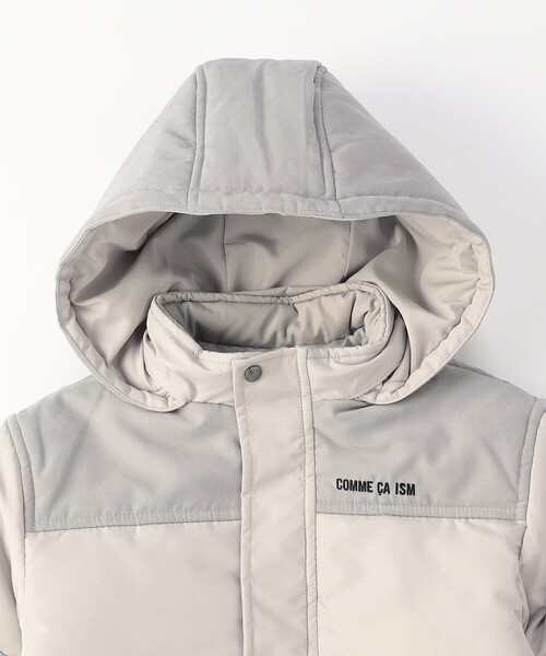 COMME CA ISM（コムサイズム）の「フード付き 中綿 ブルゾン（ブルゾン・キッズ・ブラック/ライトグレー・100cm/110cm/120cm/130cm/140cm/150cm）」の10枚目の写真