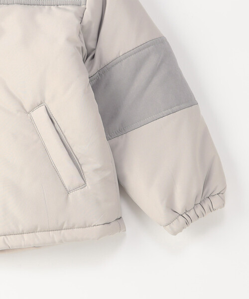 COMME CA ISM（コムサイズム）の「フード付き 中綿 ブルゾン（ブルゾン・キッズ・ブラック/ライトグレー・100cm/110cm/120cm/130cm/140cm/150cm）」の14枚目の写真