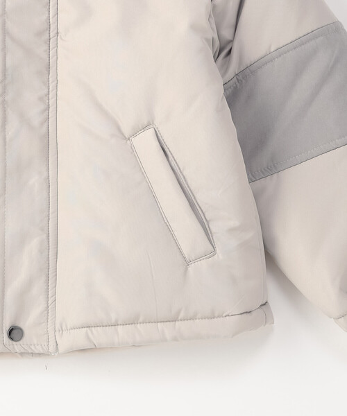 COMME CA ISM（コムサイズム）の「フード付き 中綿 ブルゾン（ブルゾン・キッズ・ブラック/ライトグレー・100cm/110cm/120cm/130cm/140cm/150cm）」の15枚目の写真