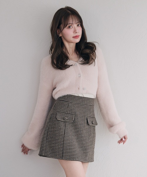 fupel(フぺル)の「back open no sleeve turtle knit ensemble / バックオープンノースリーブタートルニットアンサンブル(アンサンブル・レディース・アイボリー/ピンク・FREE)」の20枚目の写真