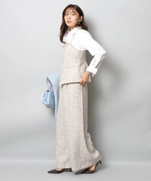 JUSGLITTY（ジャスグリッティー）の「タックワイドパンツ（その他