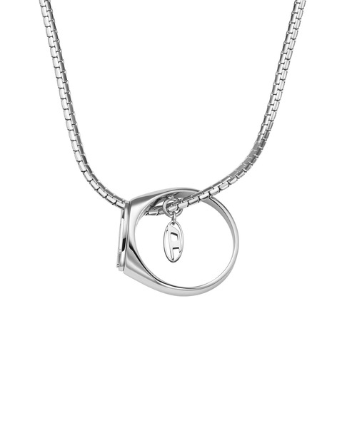 DIESEL（ディーゼル）の「ディーゼル アクセサリー メンズ ネックレス シルバー DX1644040（ネックレス・メンズ・シルバー・FREE）」の3枚目の写真