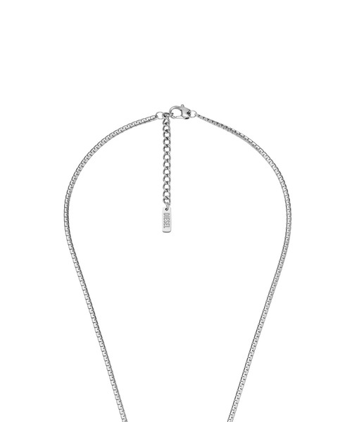 DIESEL（ディーゼル）の「ディーゼル アクセサリー メンズ ネックレス シルバー DX1644040（ネックレス・メンズ・シルバー・FREE）」の4枚目の写真
