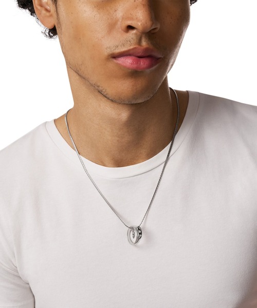 DIESEL（ディーゼル）の「ディーゼル アクセサリー メンズ ネックレス シルバー DX1644040（ネックレス・メンズ・シルバー・FREE）」の6枚目の写真