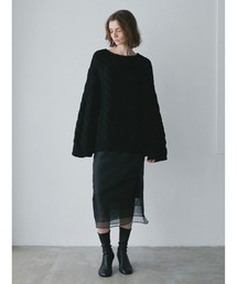 enchainement（アンシェヌマン）の「マットオーガンジースカート（スカート）」