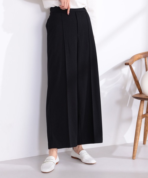 GALLORIA（ギャローリア）の「ピンタックワイドパンツ（その他パンツ・レディース・ブラック/グレー/オートミール・LL/L/M/S）」の4枚目の写真