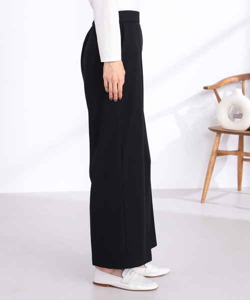 GALLORIA（ギャローリア）の「ピンタックワイドパンツ（その他パンツ・レディース・ブラック/グレー/オートミール・LL/L/M/S）」の5枚目の写真