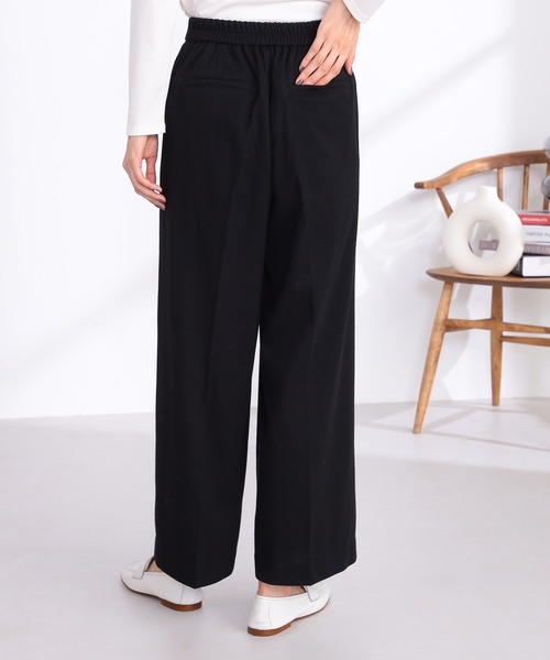 GALLORIA（ギャローリア）の「ピンタックワイドパンツ（その他パンツ・レディース・ブラック/グレー/オートミール・LL/L/M/S）」の6枚目の写真
