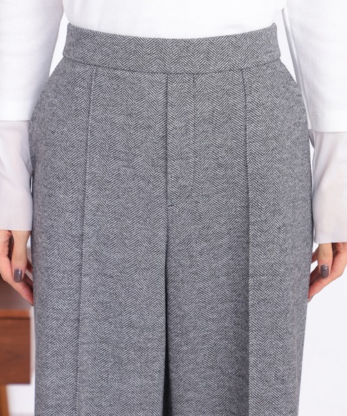 GALLORIA（ギャローリア）の「ピンタックワイドパンツ（その他パンツ・レディース・ブラック/グレー/オートミール・LL/L/M/S）」の8枚目の写真