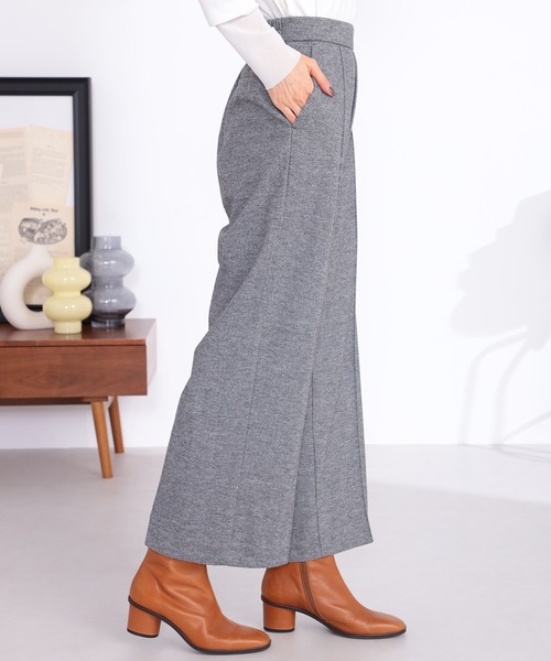 GALLORIA（ギャローリア）の「ピンタックワイドパンツ（その他パンツ・レディース・ブラック/グレー/オートミール・LL/L/M/S）」の10枚目の写真