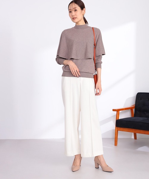 GALLORIA（ギャローリア）の「ピンタックワイドパンツ（その他パンツ・レディース・ブラック/グレー/オートミール・LL/L/M/S）」の15枚目の写真