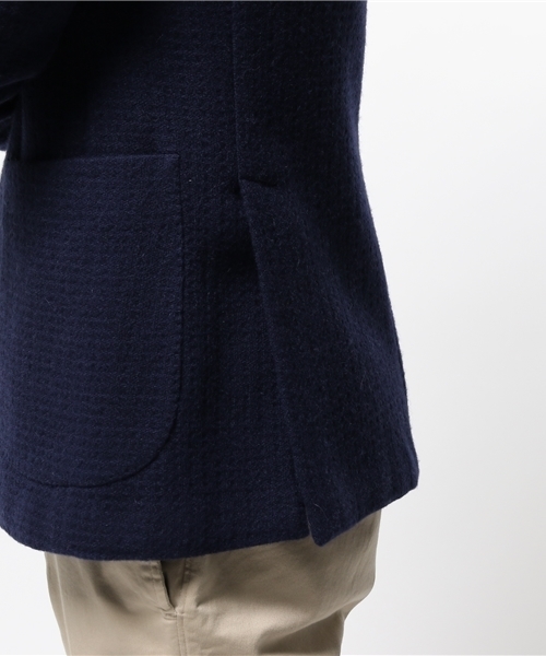BOGLIOLI（ボリオリ）の「BOGLIOLI / "DOVER"ワッフル ジャケット（テーラードジャケット・メンズ・ネイビー・46/42）」の8枚目の写真