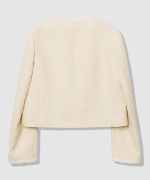 セットアップ対応商品】ウールプリペラノーカラージャケット（ノー